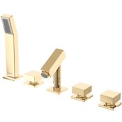 تصویر شیرآلات ست وان کلار KELAR مدل فلت طلایی 