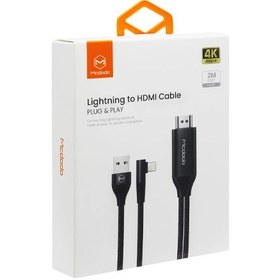 تصویر کابل تبدیل لایتنینگ به HDMI مک‌دودو Mcdodo CA-640 Lightning to HDMI Cable با طول 2 متر CA-640