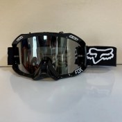 تصویر خرید عینک کراسی FOX اصل – محافظ چشم موتورسواران حرفه‌ای مشکی 
