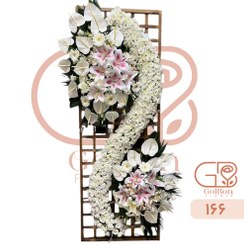 تصویر تاج گل شبکه‌ای کد 166 