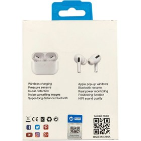 تصویر هندزفری بلوتوثی پودر مدل PD88 Poder PD88 Bluetooth Earbuds