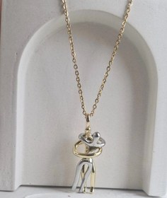 تصویر گردنبند استیل دوستی 