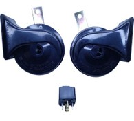 تصویر بوق خودرو پژو جفت بوق حلزونی مناسب پژو ۴۰۵ و سمند و پرشیا 