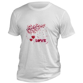 تصویر تیشرت ولنتاین با طرح عشق « LOVE » 