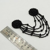 تصویر پنل سردوشی لباس مجلسی سکه ای بسته 6 عددی 