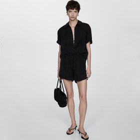 تصویر شومیز آستین کوتاه MANGO مدل 77073263 