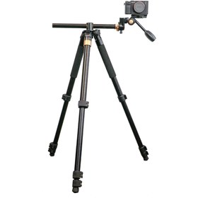 تصویر سه پایه دوربین بیک (Beike Q720 Camera Tripod (Black 