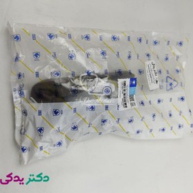 تصویر گردگیر ترمز دستی سمند طرح چرم رنگ بژ تیره شرکتی ایساکو اصل 1561801199 