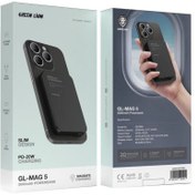 تصویر پاوربانک گرین لاین مدل GL-MAG 5 ظرفیت 5000 میلی امپر ساعت Green Lion GL-MAG 5 5000mAh Power Bank