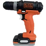 تصویر دریل شارژی بلک اند دکر 12 ولت Drill Black And Decker 12V BD12S1 Black And Decker BD12S1 Rechargable Drill 12V LED 10mm