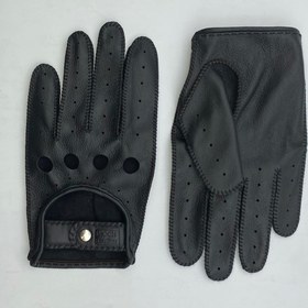 تصویر دستکش چرم رانندگی مردانه مدل B8623 