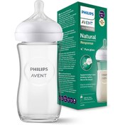 تصویر شیشه شیر پیركس فیلیپس اونت 240 میلی لیتر Philips Avnet Milk Bottle Pyrex 240 ml