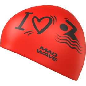 تصویر Mad Wave M0553 20 05W CAP SILICONE LOVE SWıMMımg ، یکی شما 