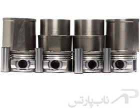 تصویر بوش و پیستون عظام پژو ۴۰۵ سایز استاندارد طرح جدید با گژن پین 