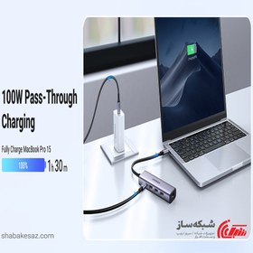 تصویر هاب Type C یوگرین Ugreen CM511 