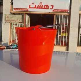 تصویر سطل مدرج 10 لیتری با دسته فلزی مخصوص حمل لبنیات و.... 