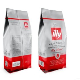 تصویر دان قهوه ایلی قرمز کلاسیکو مدیوم روست illy 1kg 