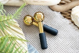 تصویر گوی یخ استیل (طلایی) 