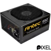 تصویر پاور کیس انتک ظرفیت 650 وات مدل ANTEC TRUEPOWER 650 غیر ماژولار استاندارد 80 پلاس گلد استوک 