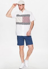 تصویر شلوارک تامی هیلفیگر فاق نرمال راسته مردانه | Tommy Hilfiger MW0MW23563DBZ 