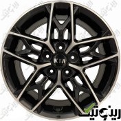 تصویر رینگ کیا اپتیما 18 اینچی رنگ رخ تراش مشکی 