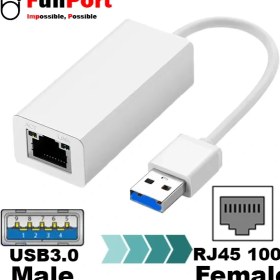 تصویر مبدل USB3.0 به RJ45 1000Mbps فرانت مدل FN-U3E1000 FARANET FN-U3E1000 USB3.0 to RJ45 1000Mbps Converter