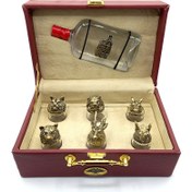 تصویر ست بطری 6 شات شیشه ای 580044 