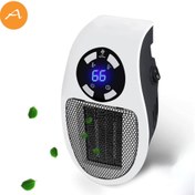 تصویر بخاری برقی دیواری با نمایشگر LED و تنظیم دما 