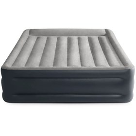 تصویر تخت بادی دونفره بالش دار جدید اینتکس مدل Deluxe Pillow Rest تولید 2023 intex 64136