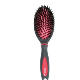 تصویر برس مخصوص موهای اکستنشن با موهای طبیعی تایتانیا ا TITANIA Professional Hair Care Black & Pink Brush 1381 TITANIA Professional Hair Care Black & Pink Brush 1381