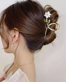 تصویر کلیپس طرح گل Flower Butterfly clip