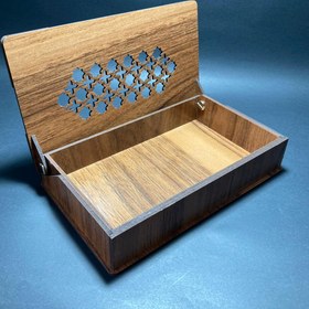 تصویر جعبه چوبی طرح نقره 