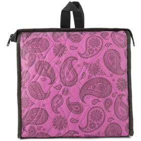 تصویر زیرانداز مسافرتی پارچه ای 2 نفره کیف دار Fabric travel mat for 2 people with a bag