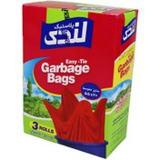 تصویر کیسه زباله 3 رول قرمز لندی 42 عددی 