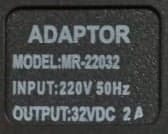 تصویر ترانس دستگاه تصفیه آب (32 ولت ایرانی) ا 32 v Iranian adapter 32 v Iranian adapter