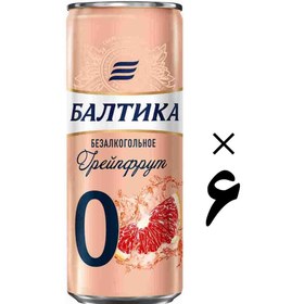 تصویر آبجو بالتیکا با طعم گریپ فروت 6 عددی Baltika 