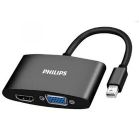تصویر مبدل PHILIPS MINIDISPLAY to HDMI and VGA 