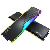تصویر رم کامپیوتر ایکس پی جی دو کاناله Lancer RGB فرکانس 5200 مگاهرتز DDR5 تایمینگ CL38 حافظه 32 گیگابایت XPG Lancer RGB Dual Channel CL38 5200MHz DDR5 32GB Computer RAM