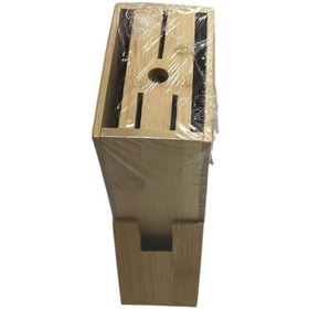 تصویر استند چاقو چوبی 