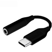 تصویر کابل تبدیل تایپ سی به جک هندزفری سامسونگ-Type C to Handsfree - مشکی 