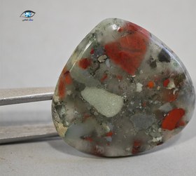 تصویر سنگ خون طبیعی اشکی 8.4 گرم 