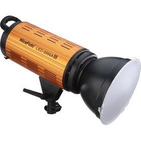 تصویر نور ثابت NiceFoto 200W Bi-color video light LED-2000A II 