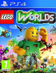 تصویر دیسک بازی Lego Worlds برای PS4 Lego Worlds