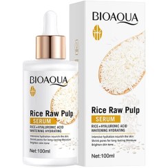 تصویر سرم روشن کننده و آبرسان عصاره برنج - Rice Raw Pulp Essence - 15ml 