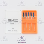 تصویر سوزن چرخ خانگی ژرسه دوزی HA-11 (سایز 11) برند SKC ساخت ژاپن 