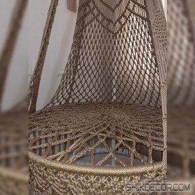 تصویر تاب ریلکسی مکرومه بزرگ 