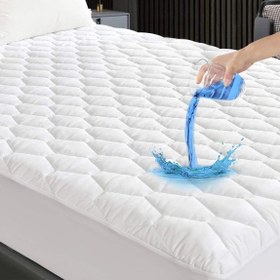 تصویر محافظ تشک ضد آب دو نفره سایز ۲۰۰ در ۱۶۰ 