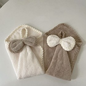 تصویر حوله دست پاپیونی 