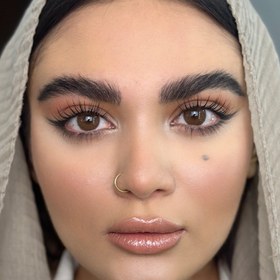 تصویر لنز رنگی یونیک نچرال lens unique