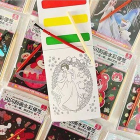 تصویر نقاشی آبرنگی + ذغالی 